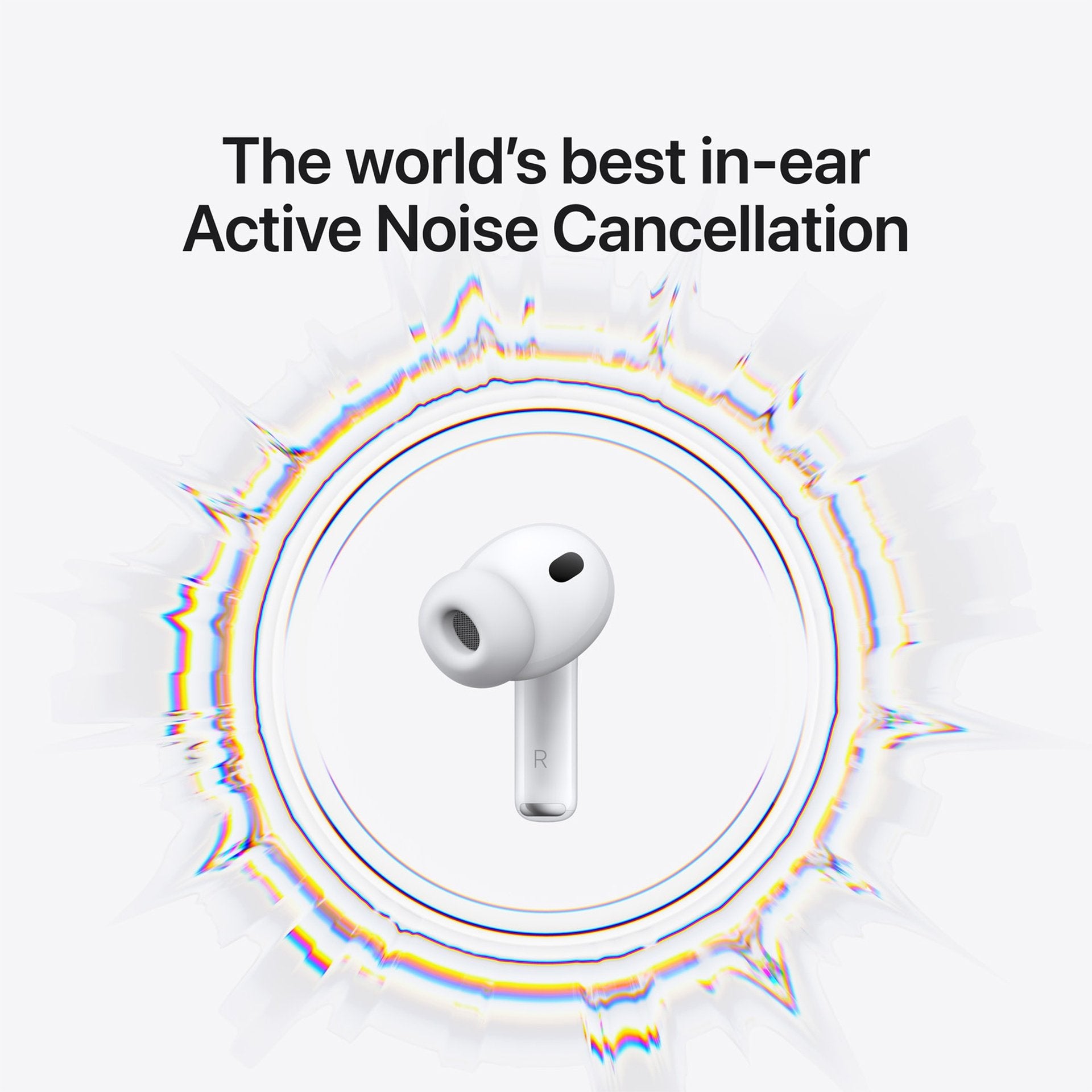 Apple AirPods Pro 3 In-Ear True Wireless Earbuds, White Apple AirPods Pro 3 In-Ear True Wireless Earbuds, White