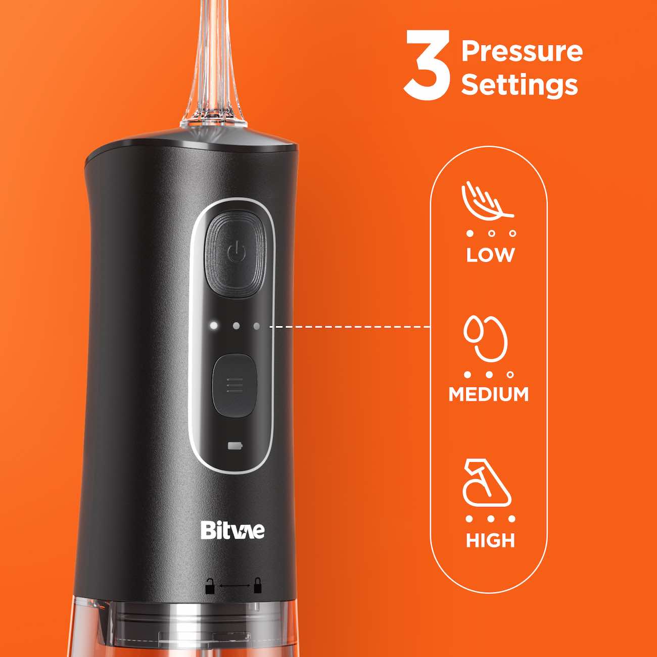 Bitvae C2 Water Flosser Black | Buy in Qatar – TechBay