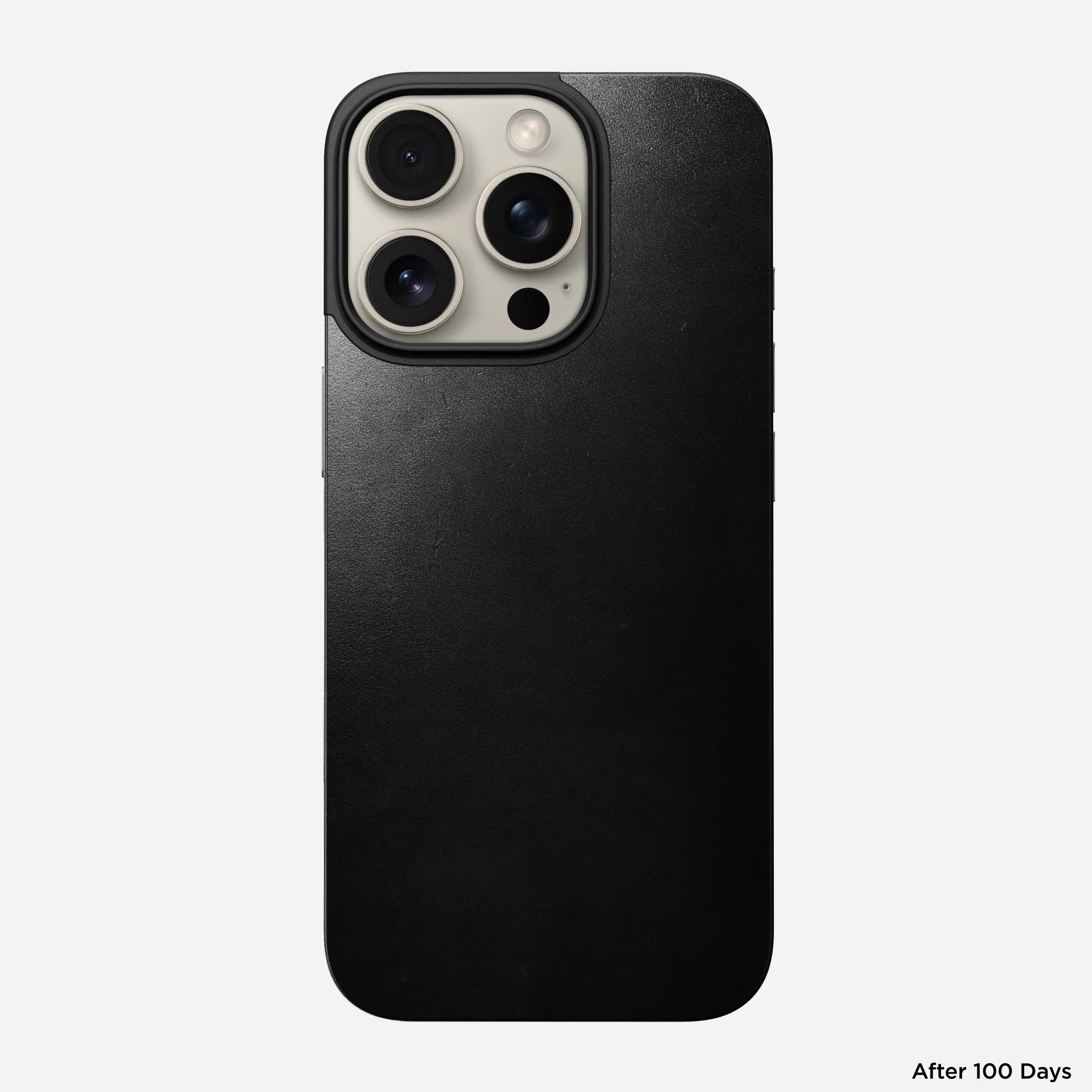 Nomad Magnetic Leather Back for iPhone 16 Pro - Black Nomad Magnetic Leather Back for iPhone 16 Pro - Black
