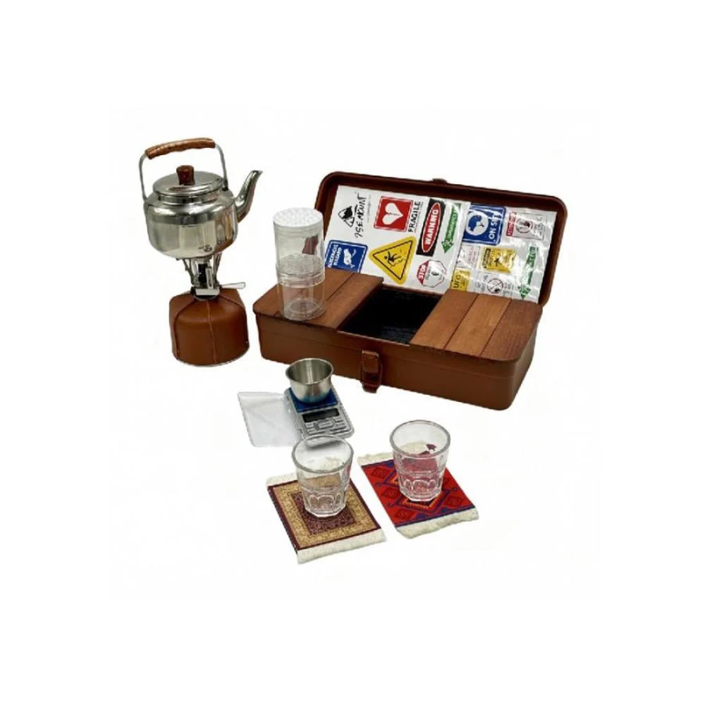 DENX DX4206 Tea Set – 14‑in‑1 Luxury Travel Kit