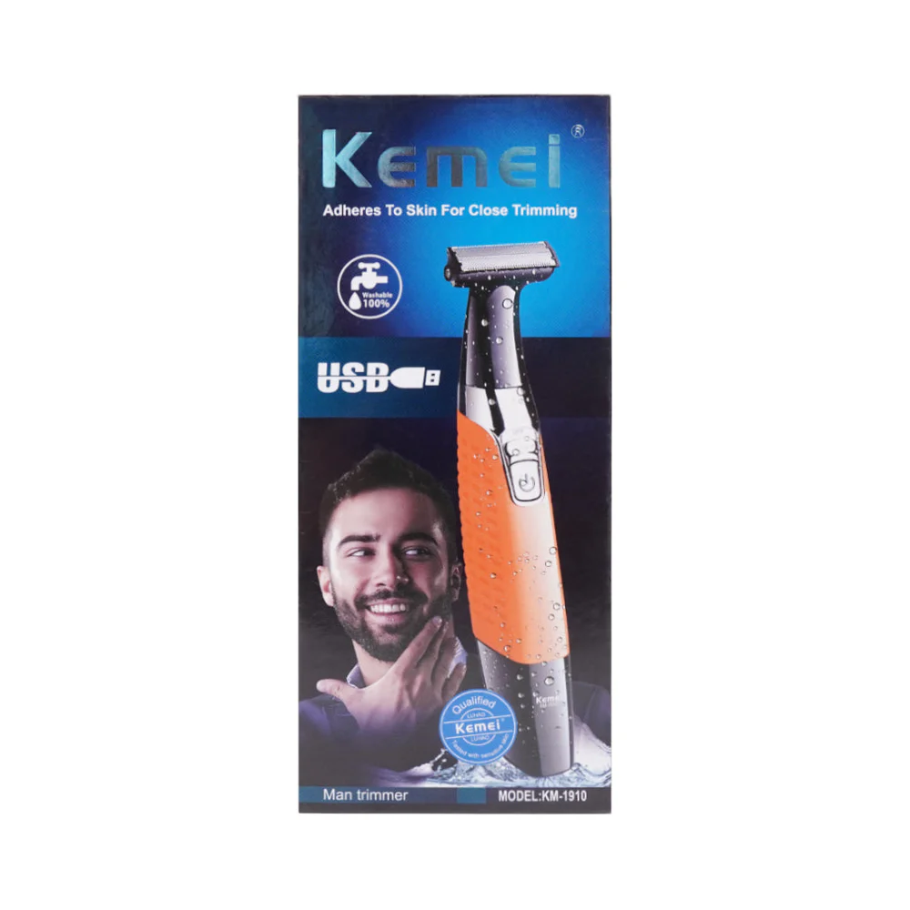 Kemei Electric Razor KM-1910 - Orange