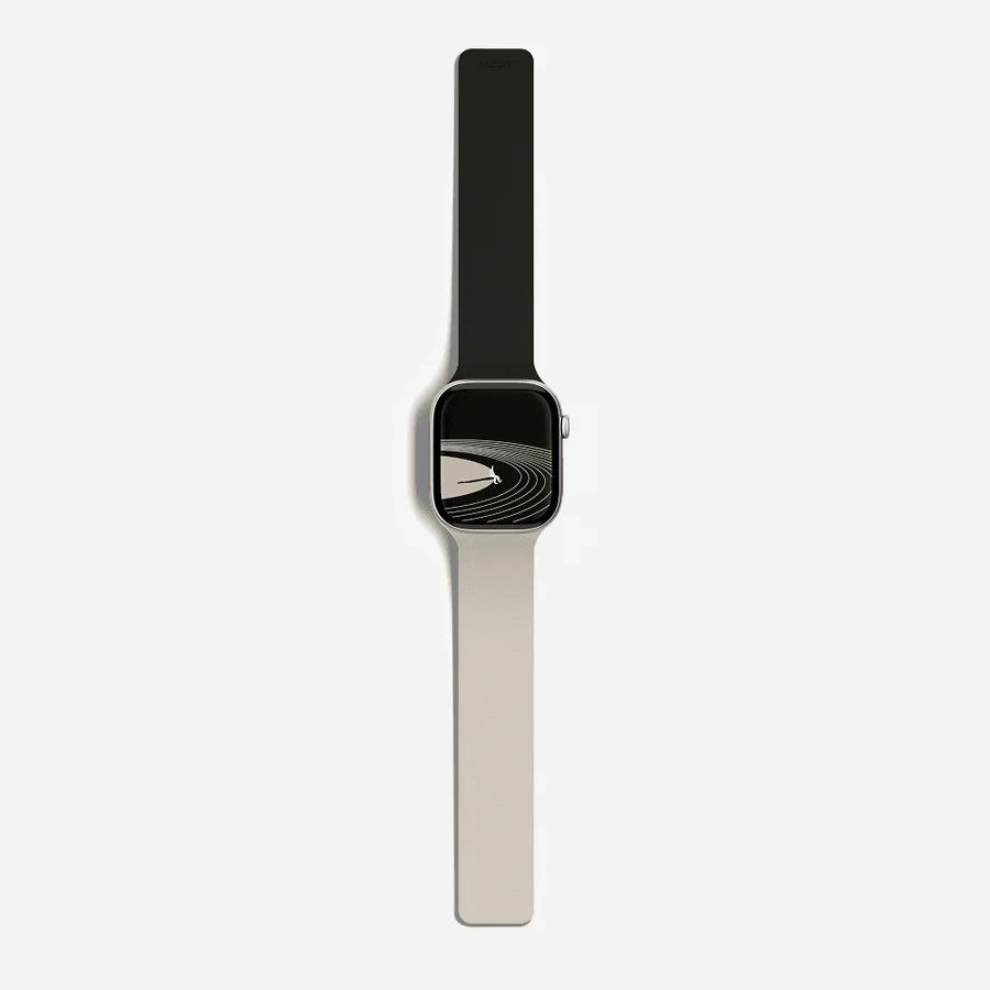 Moft Snap Duo Apple Watch Band 44/45/46/49 Mm - Jet Black / Beach White