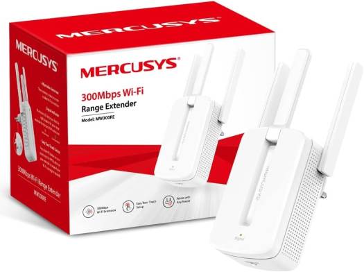Mercusys MW300RE N300 WiFi Extender,up to 300Mbps