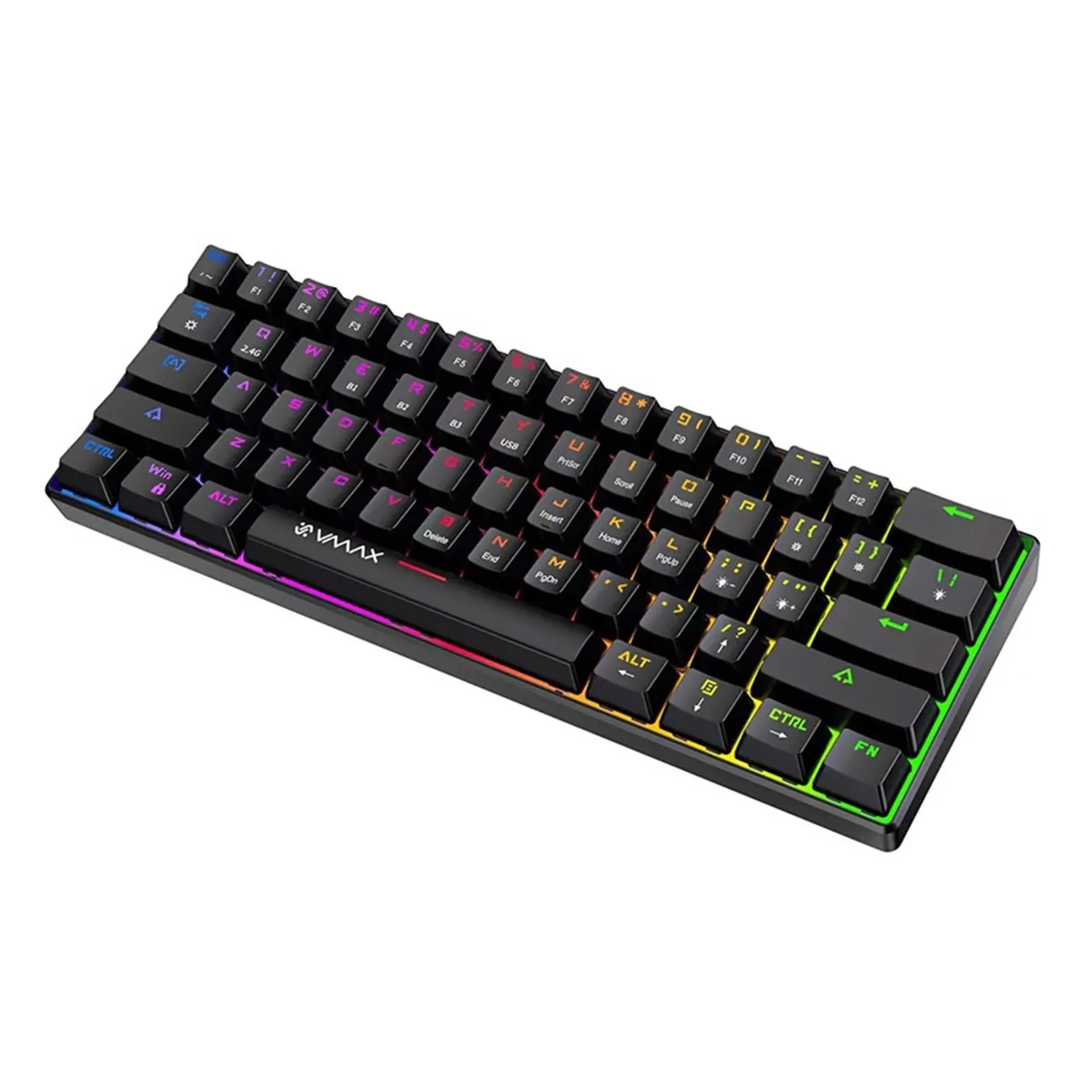 VMAX VGK200 Wireless Dual Mode Mechanical Gaming Keyboard Black