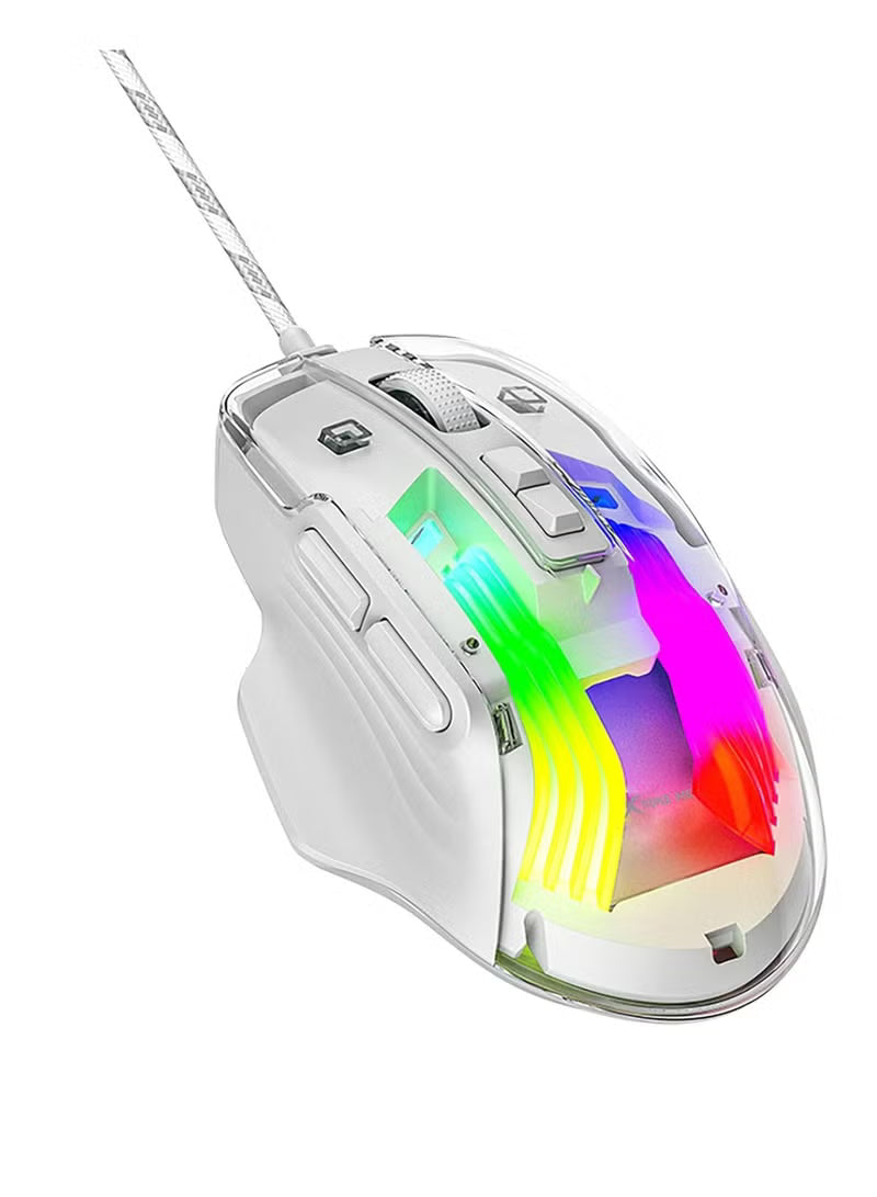 Xtrike Me GM-319 Wired Gaming Mouse - White