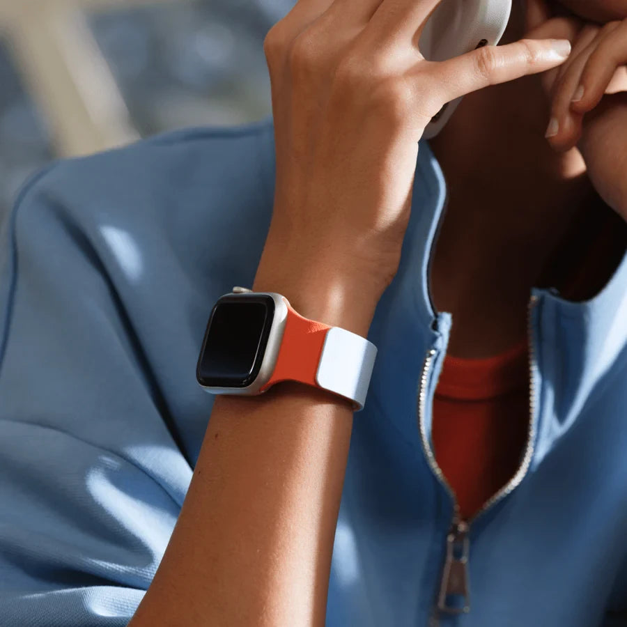 MOFT Snap Duo Apple Watch Band 44/45/46/49mm - Sunrise Orange / Soothing Mist MOFT Snap Duo Apple Watch Band 44/45/46/49mm - Sunrise Orange / Soothing Mist