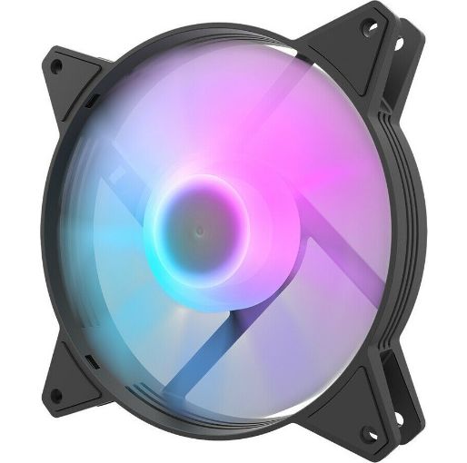 DarkFlash C6MS Aurora Spectrum 120mm Case Fan 3 Packs Addressable RGB Motherboard SYNC 5V ARGB Computer Cooling PC Case Fans For Computer Case