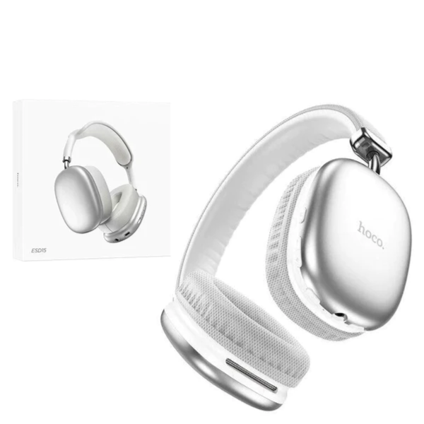 Hoco ESD15 Wireless Bluetooth Headphones - Silver