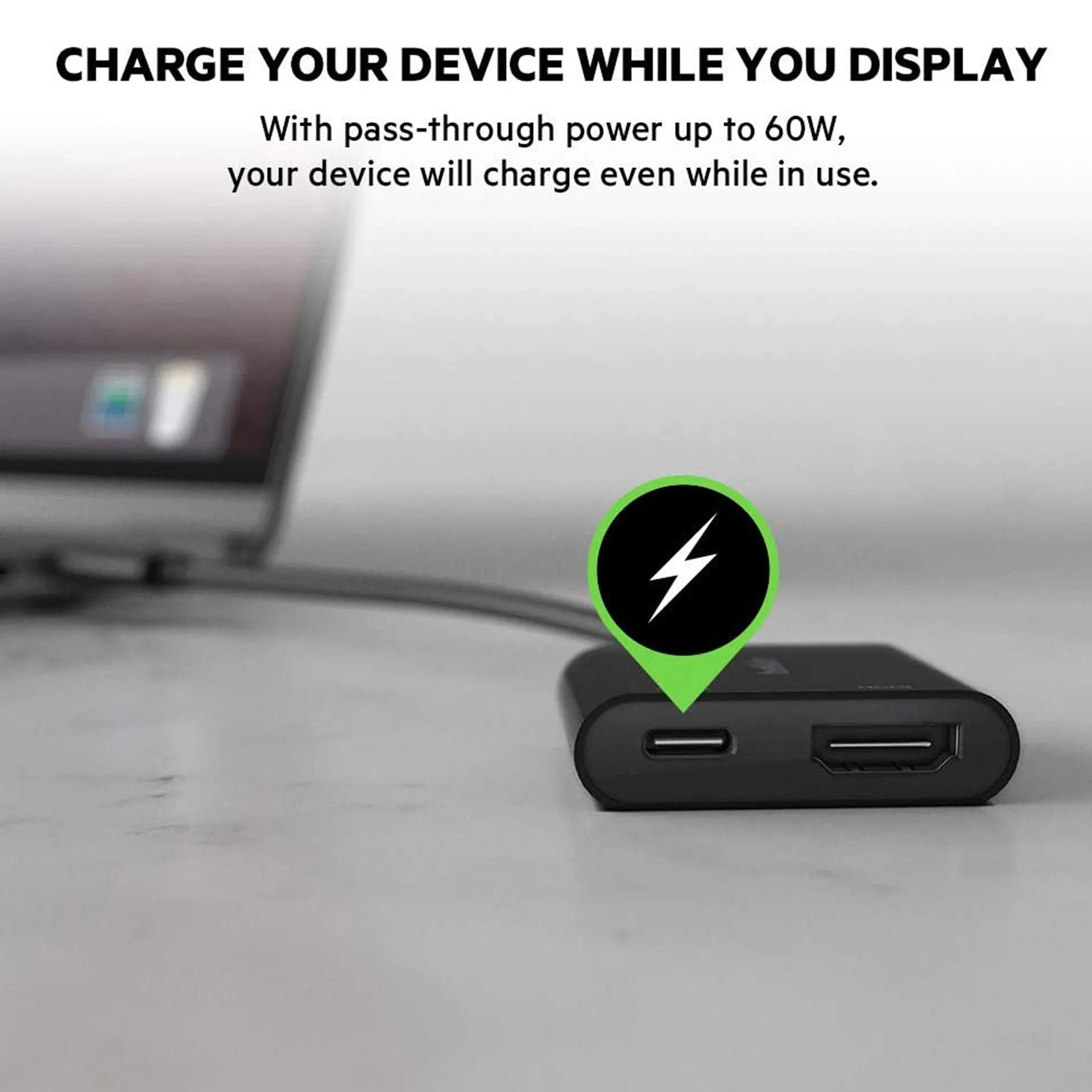 Belkin USB-C to HDMI + USB-C Charge Adapter - AVC002
