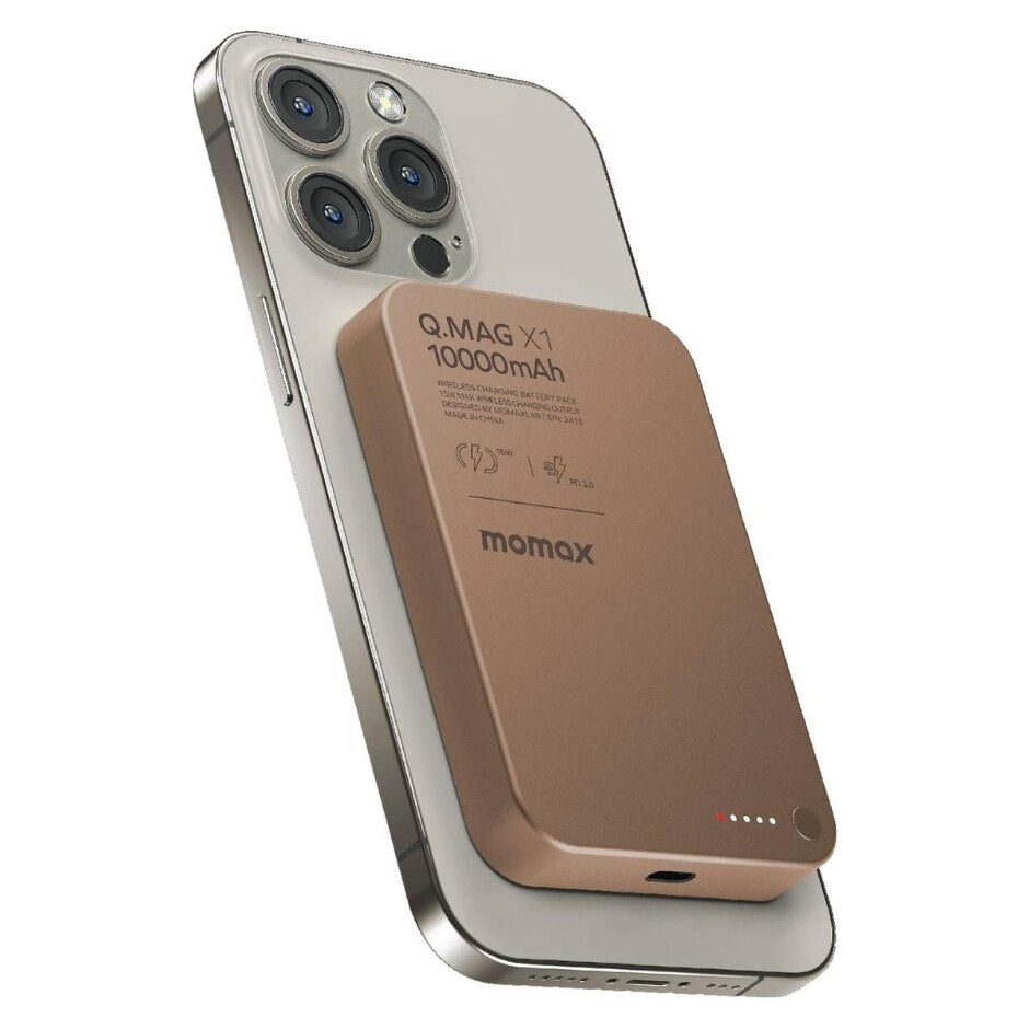 Momax Q.Mag X1 Magnetic Wireless Power Bank 10000mAh Gen 2 IP117AL2