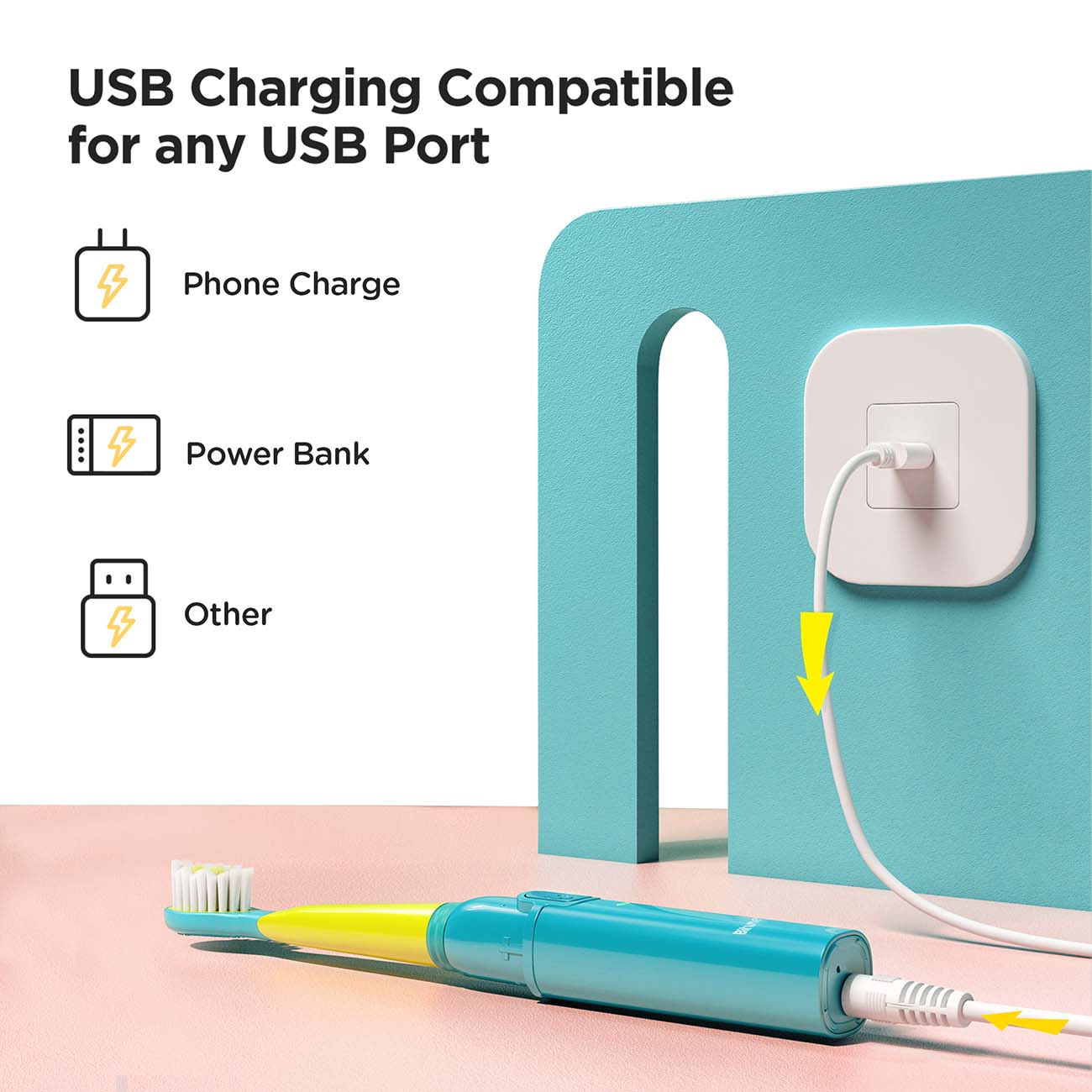 Bitvae 2001 Electric Toothbrush for Kids