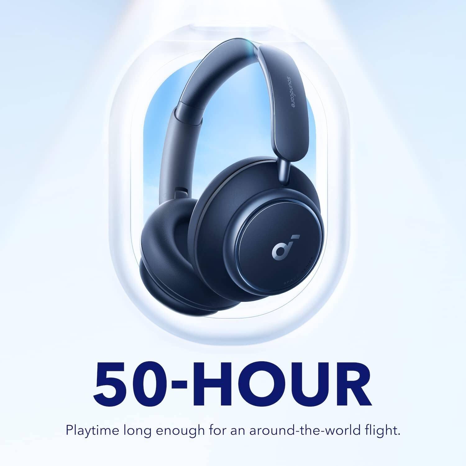 Anker Soundcore Space One Active Noise Cancelling Headphones - Blue (A3035031)