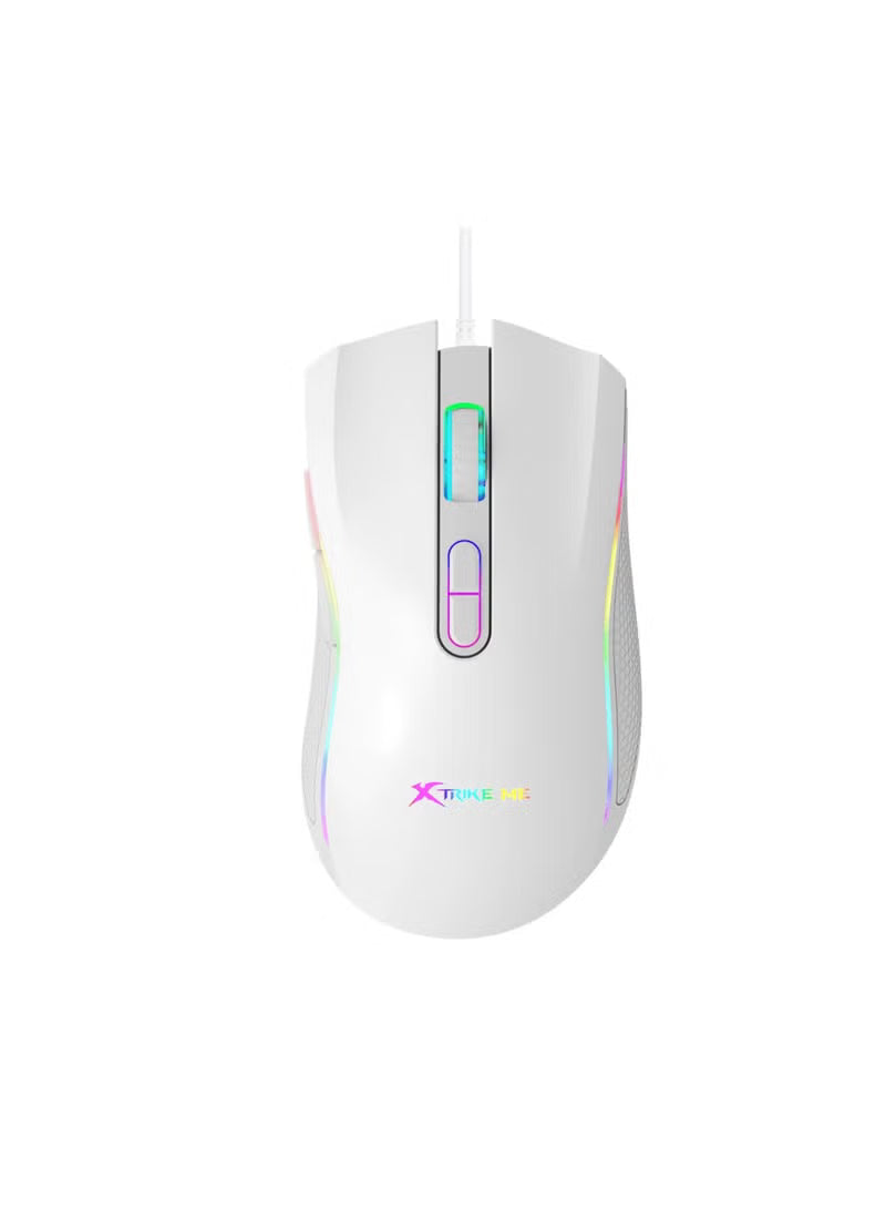 Xtrike Me GM-314 Wired Gaming Mouse - White