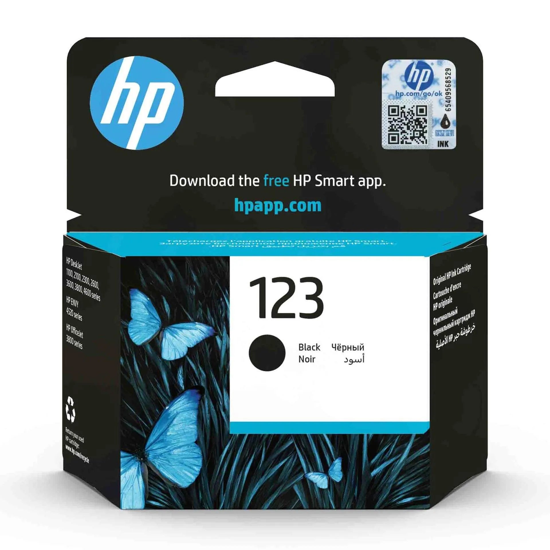 HP 123 Black Original Ink Cartridge