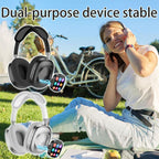 AKZ Max800 Wireless Headset Magnetic Touch Control LED Screen - Black