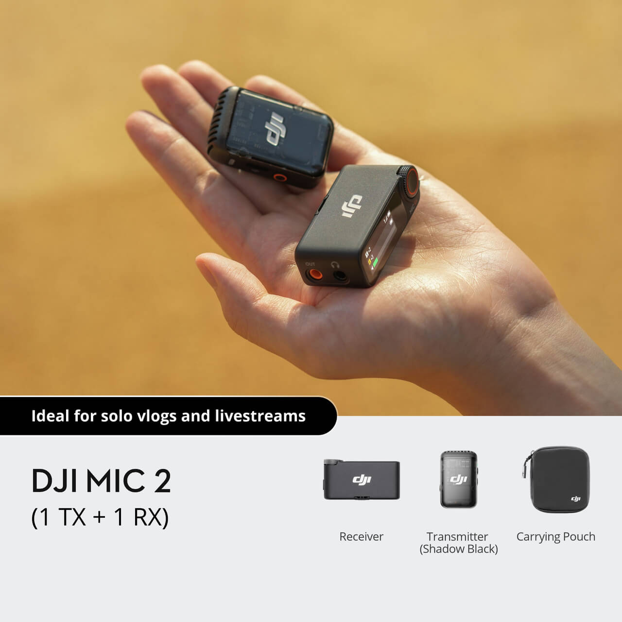 DJI Mic 2 Wireless Microphone Kit DJI Mic 2 Wireless Microphone Kit