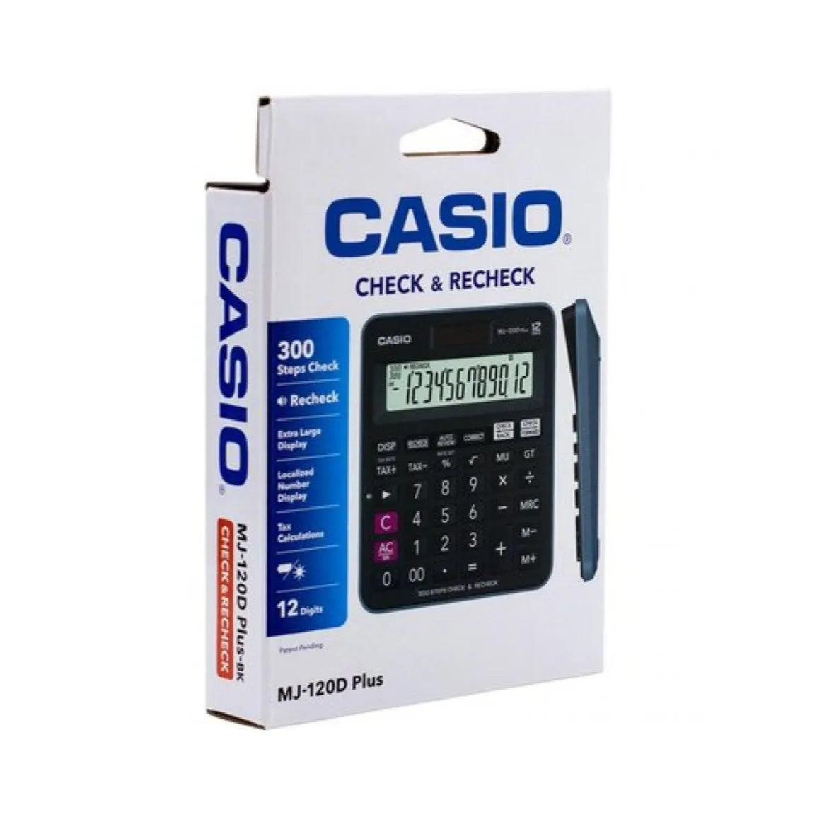 Casio MJ-120D Plus Calculator - Black