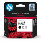 خرطوشة حبر أصلية HP F6V25AE 652 Ink Advantage - أسود