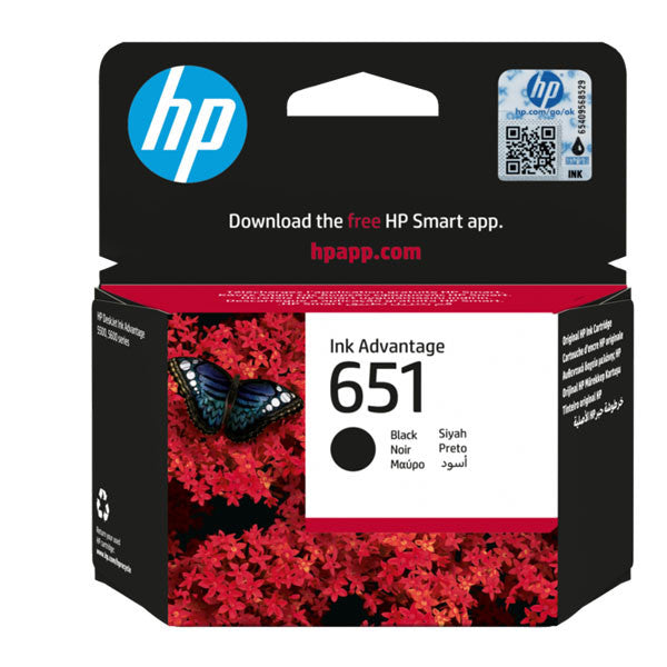HP 651 Inkjet Cartridge - Black