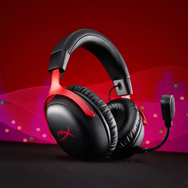 HyperX Cloud III S Wireless Gaming Headset Black & Red (A59Z0AA)