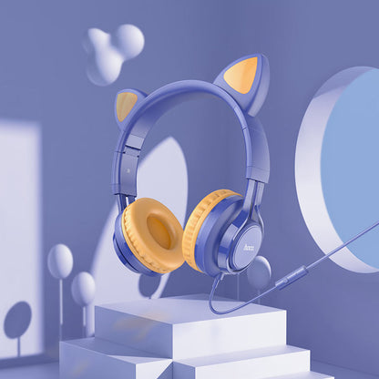 Hoco Headphones “W36 Cat ear” with mic