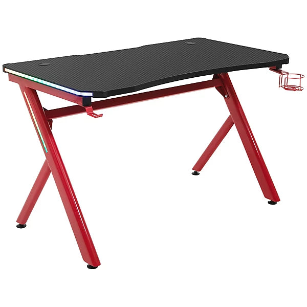 Weishi Sports Gaming Table 1200CM / Black and Red with Cup holder and headphone holder