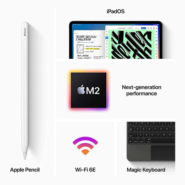 iPad Pro 6th Gen 12.9-inch Wi‑Fi 1TB - Space Grey