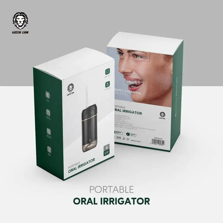 GREEN LION PORTABLE ORAL IRRIGATOR - BLACK