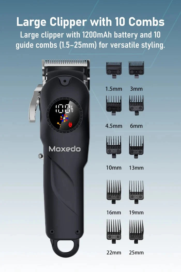 Moxedo Orvex Grooming Kit Electric Hair Trimmer Black