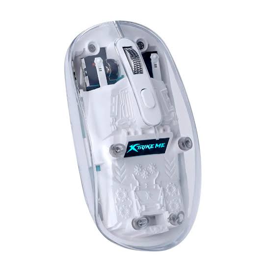 Xtrike Me GW-114 2.4G + Bluetooth Dual Wireless Mouse - White