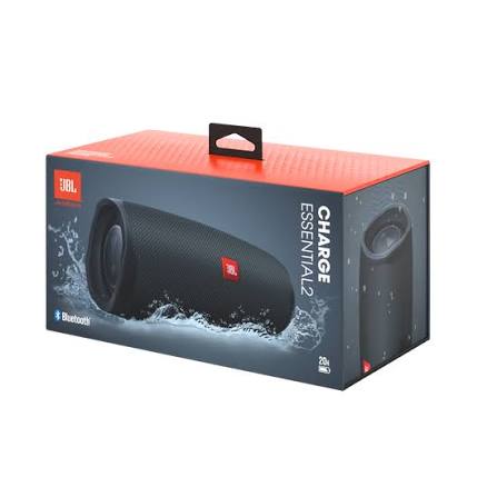 JBL Charge Essential 2 Portable Bluetooth Speaker - Black