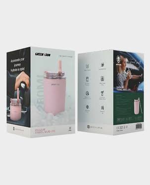 Green Lion Vacuum Travel Mug Lite 280ml | Pink