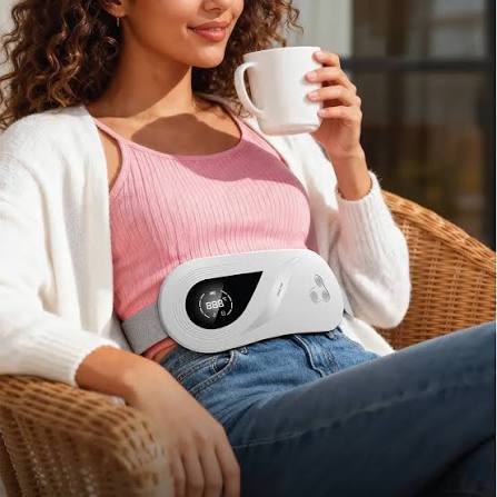 Green Lion Menstrual Heating Massager | White