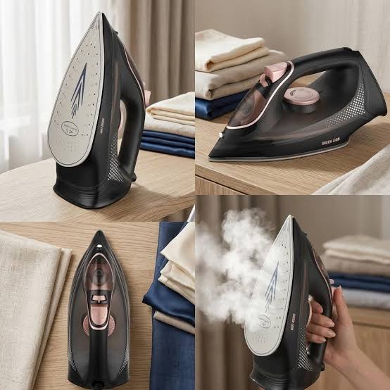 Green Lion Steam Iron Series 2 BX140 Electric Iron | Black