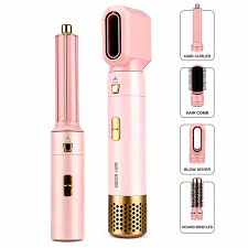 Green Lion 5-in-1 Professional Hair Styler 2 | Pink