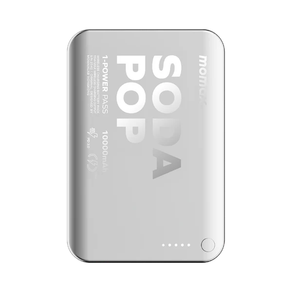 Momax 1-Power Pass 10000mAh Magnetic Wireless Power Bank Momax 1-Power Pass 10000mAh Magnetic Wireless Power Bank