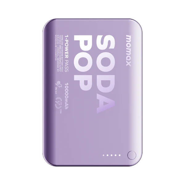 Momax 1-Power Pass 10000mAh Magnetic Wireless Power Bank