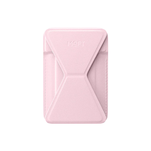 MOFT Snap-On iPhone Stand & Wallet (MOVAS)- Light Pink