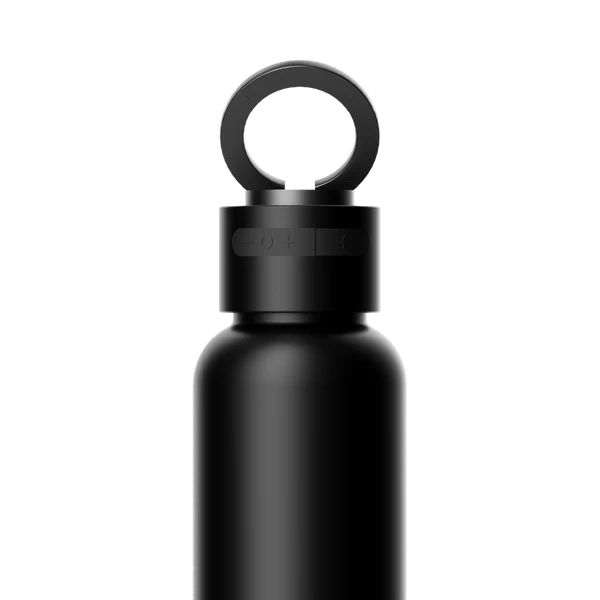 Momax 1-Vibe Bottle Magnetic Wireless Speaker Flask - Black