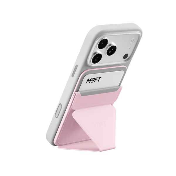 MOFT Snap-On iPhone Stand & Wallet (MOVAS)- Light Pink MOFT Snap-On iPhone Stand & Wallet (MOVAS)- Light Pink