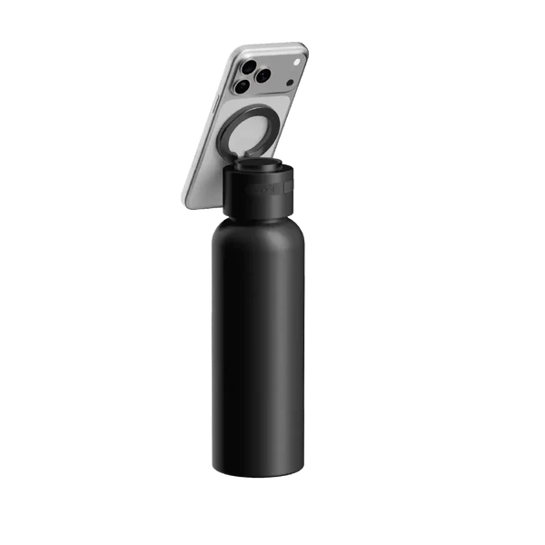 Momax 1-Vibe Bottle Magnetic Wireless Speaker Flask - Black