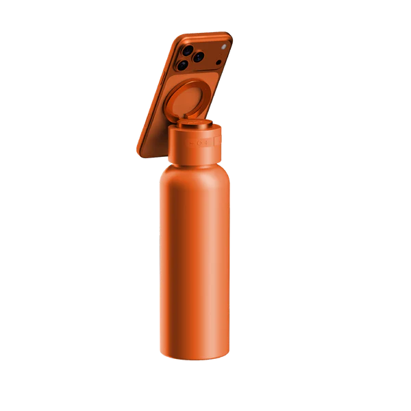 Momax 1-Vibe Bottle Magnetic Wireless Speaker Flask - Orange