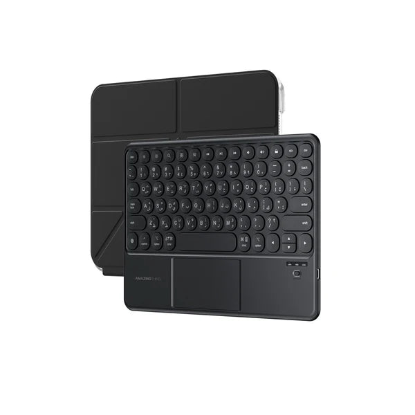 Amazingthing Minimal Case with English & Arabic Keyboard for iPad Air 11