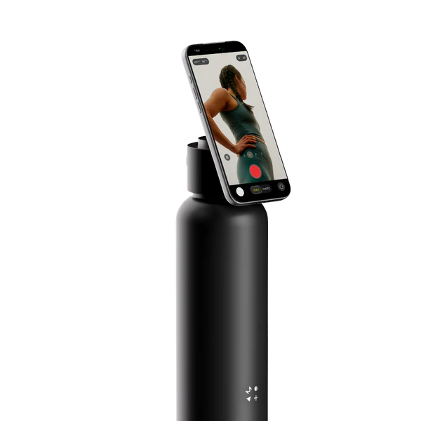 Momax 1-Vibe Bottle Magnetic Wireless Speaker Flask - Black