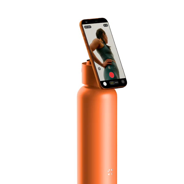 Momax 1-Vibe Bottle Magnetic Wireless Speaker Flask - Orange