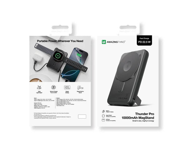 Amazingthing Thunder Pro Mag With Holder 10000mAh Power Bank Amazingthing Thunder Pro Mag With Holder 10000mAh Power Bank