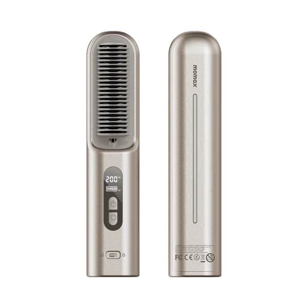 Momax 1-Care Sleek Travel Cordless Negative Ion Hair Straightening Brush Momax 1-Care Sleek Travel Cordless Negative Ion Hair Straightening Brush