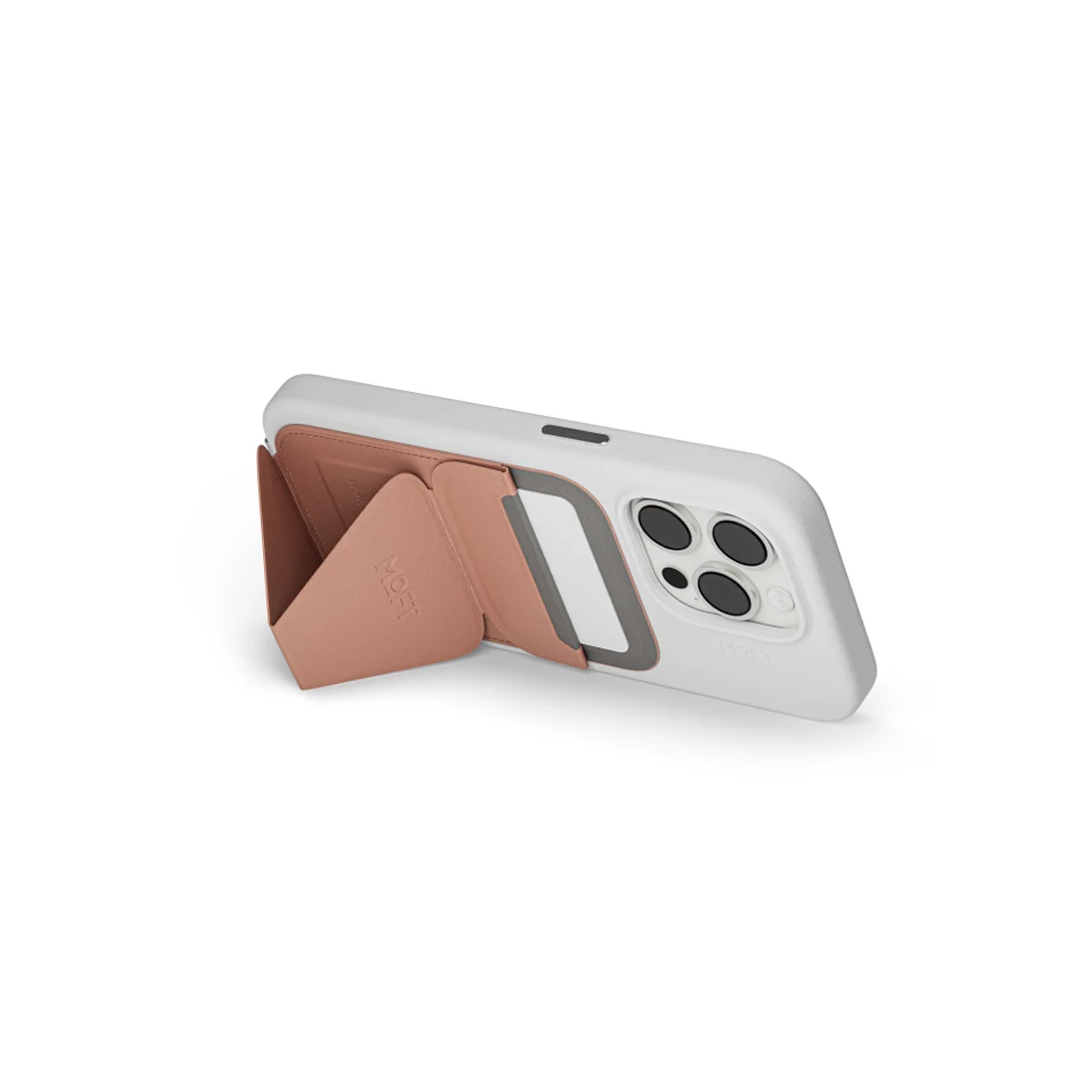 MOFT Snap-On iPhone Stand & Wallet Classic Nude (MOVAS)