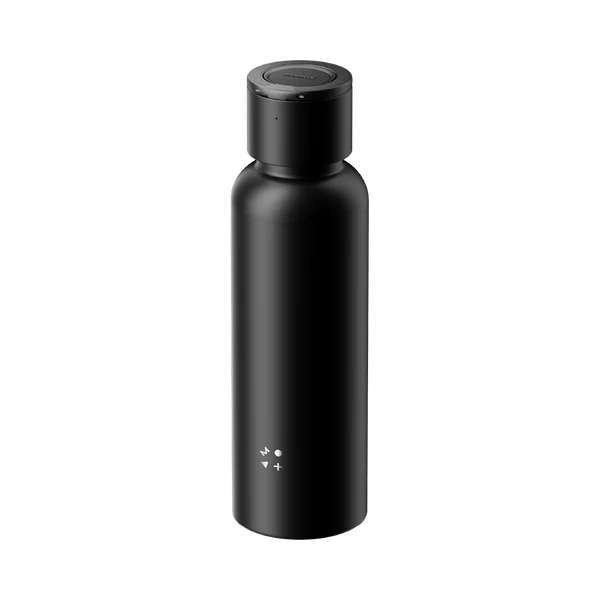 Momax 1-Vibe Bottle Magnetic Wireless Speaker Flask - Black