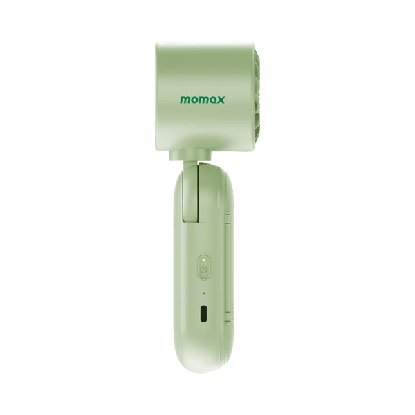 Momax 1°Go Clamp Compact Foldable Umbrella-Clip Mini Fan - Green